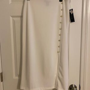 White skirt